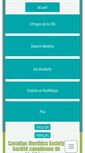 Mobile Screenshot of bioethics.ca