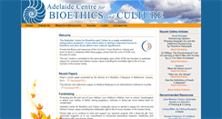 Desktop Screenshot of bioethics.org.au