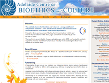 Tablet Screenshot of bioethics.org.au
